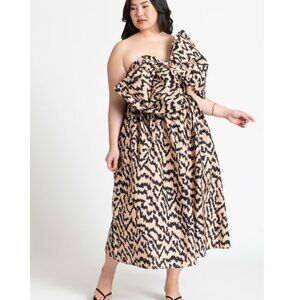 Bow Bodice Flare Dress